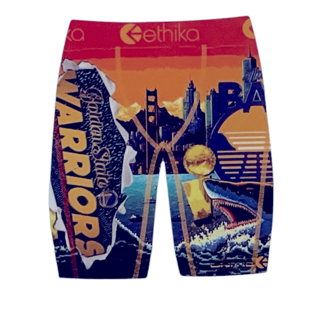 Ethika Men's The Staple Boxer Brief | Golden State Warriors / only 2 size Small